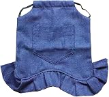 Rehomy 3 Pack Chicken Saddle Denim Blue Adjustable Straps Hen Apron Protector view 6