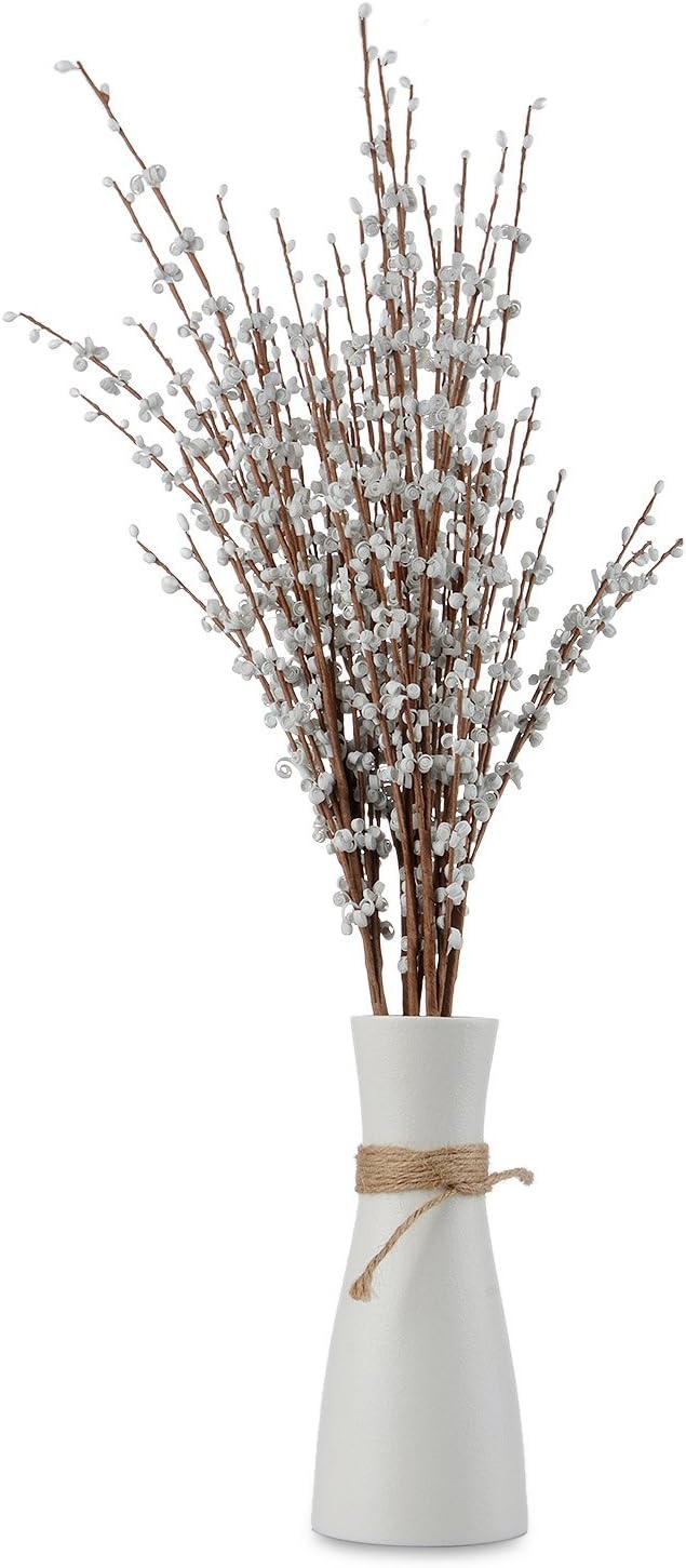 AHZZY Artificial Jasmine Flowers, 20" Long 10 Pcs Fake Flower Winter Jasmine Flowers for Wedding Bouquet Garlands Vine DIY Floral Art Plant Home Office Party Yard Decoration