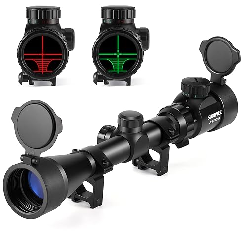 SOROVEE Rifle Scope 39x40 EG Red Green Rangefinder Illuminated Optical