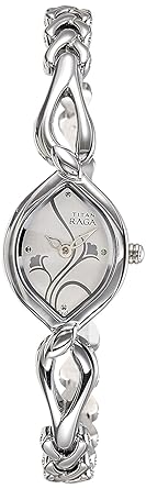 Raga Analog White Dial Women's Watch -NK2455SM01