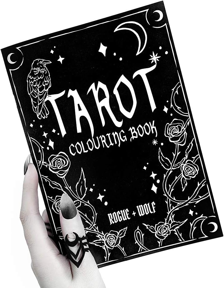 Tarotkarten Fur Erwachsene Malbuch Von Rogue Wolf Gothic Tarotkarten Illustrationen Fur Erwachsene Entspannung Hexe Wicca Bucher Fur Fans Von Kunst Und Arcana Amazon De