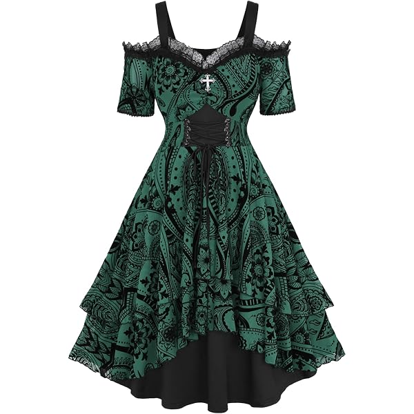 black and green gothic dress ZAPAKA Women Black Wedding Guest Dress Mermaid Satin Lace Long Formal Dress, Black / US20W