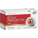Carlyle Blood Pressure Tea Bags | 60 Count | with Hibiscus Flower | Vegetarian, Non-GMO & Gluten Free, Herbal Tea Supplement