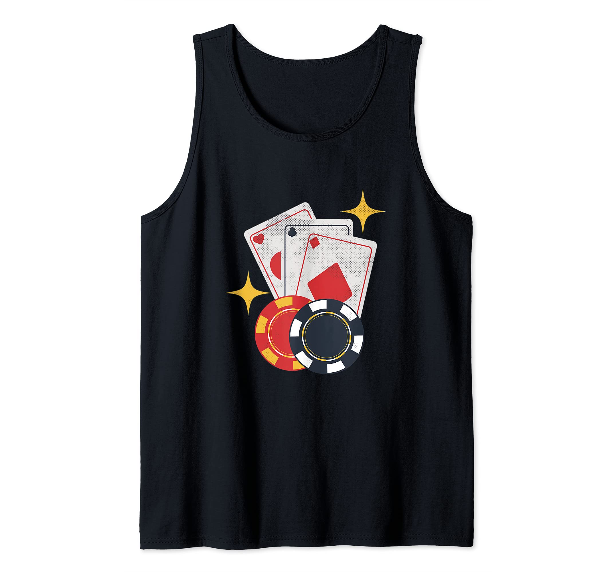 Mens Funny Casino Donor Poker Gambling Gifts Tank Top