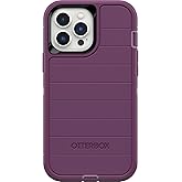 OtterBox Defender Series Screenless Edition Case for iPhone 13 Pro Max & iPhone 12 Pro Max (Only) - Case Only - Microbial Defense Protection - Non-Retail Packaging - Happy Purple