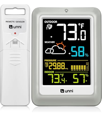 Termometro Digitale LCD Wireless Per Uso Interno Ed Esterno, Mini - Foto 3