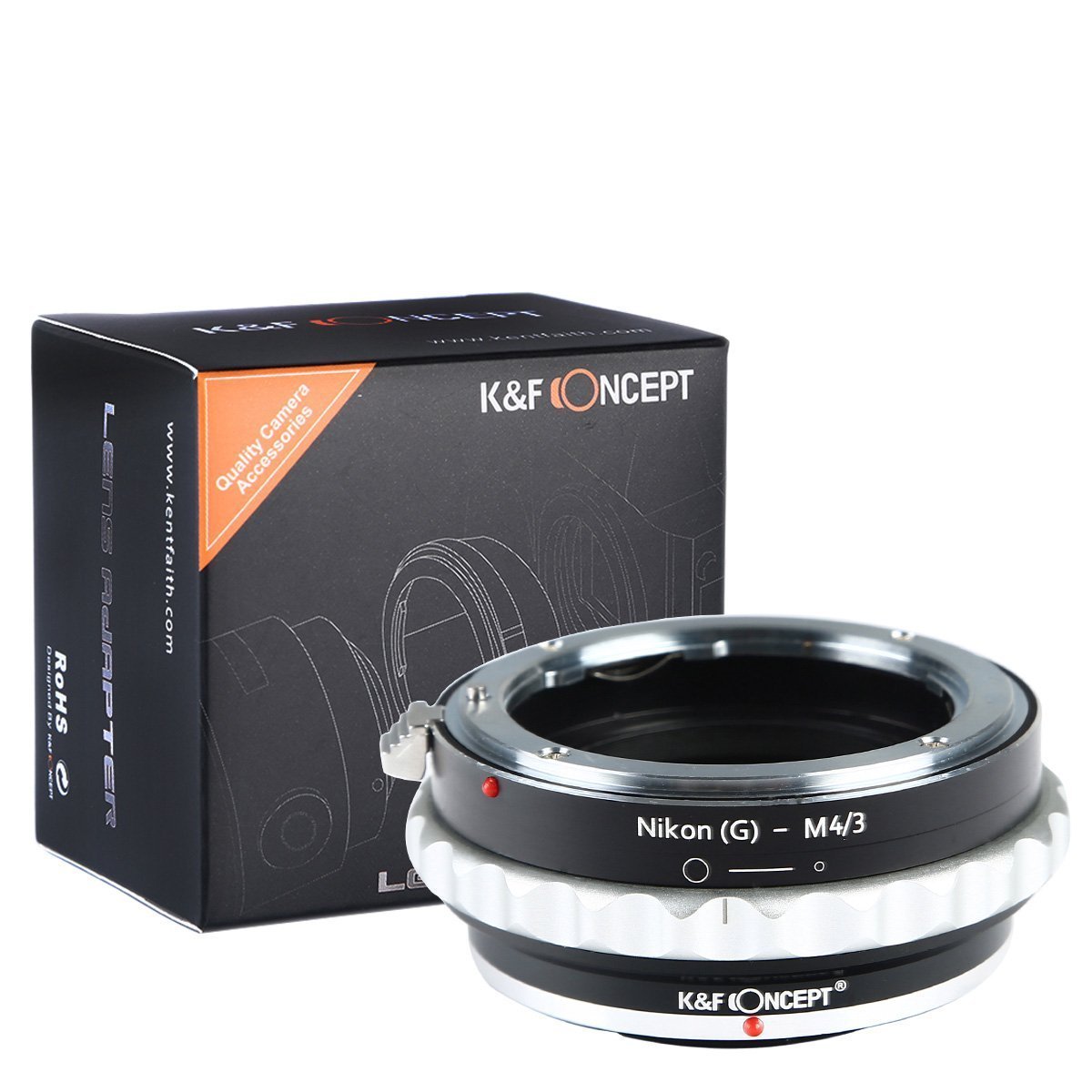 Nikon to Micro Four Thirds MFT Adapter,K&F Concept Lens Mount Adapter