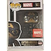 POP Funko Marvel Collector Corp Exclusive 85th Anniversary Captain America Figurine w/Acrylic Case