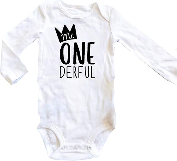 1st birthday bodysuit boy