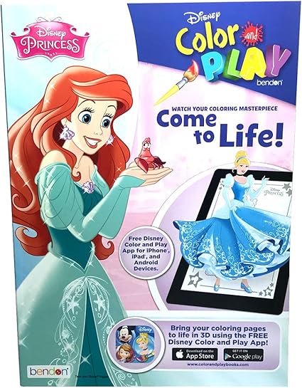 Download Amazon Com Princess Disney Come To Life Color Play Book 96p Toys Games