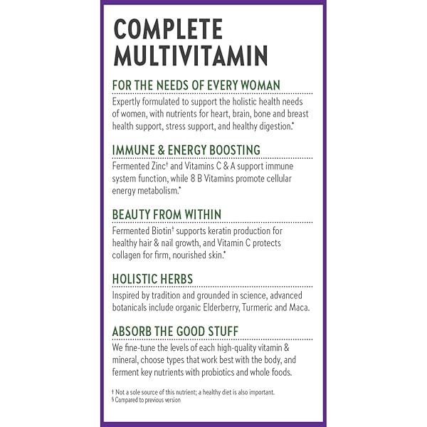 NEW CHAPTER WOMEN’S MULTIVITAMIN FOR IMMUNE, BEAUTY + ENERGY SUPPORT WITH 20+ NUTRIENTS — EVERY WOMAN’S ONE DAILY, GENTLE ON THE STOMACH, 96 COUNT