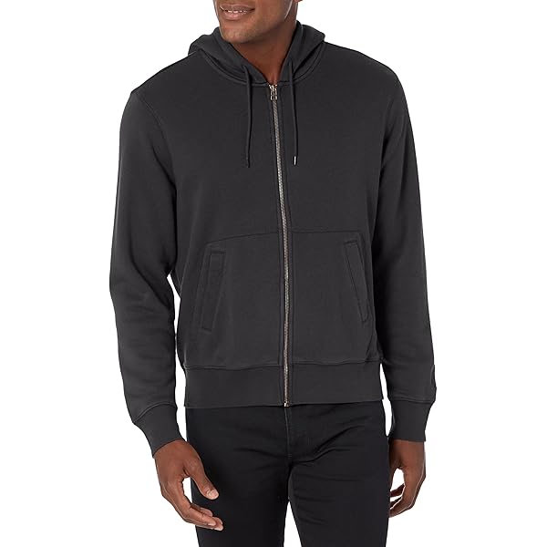 AIRNINE Men's Garment Dye Double Zipper Hoodie Jacket (S-3X