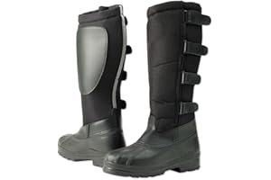 Ovation Women's Blizzard Fleece-Lined Canvas Equestrian Horse Riding Winter Boots