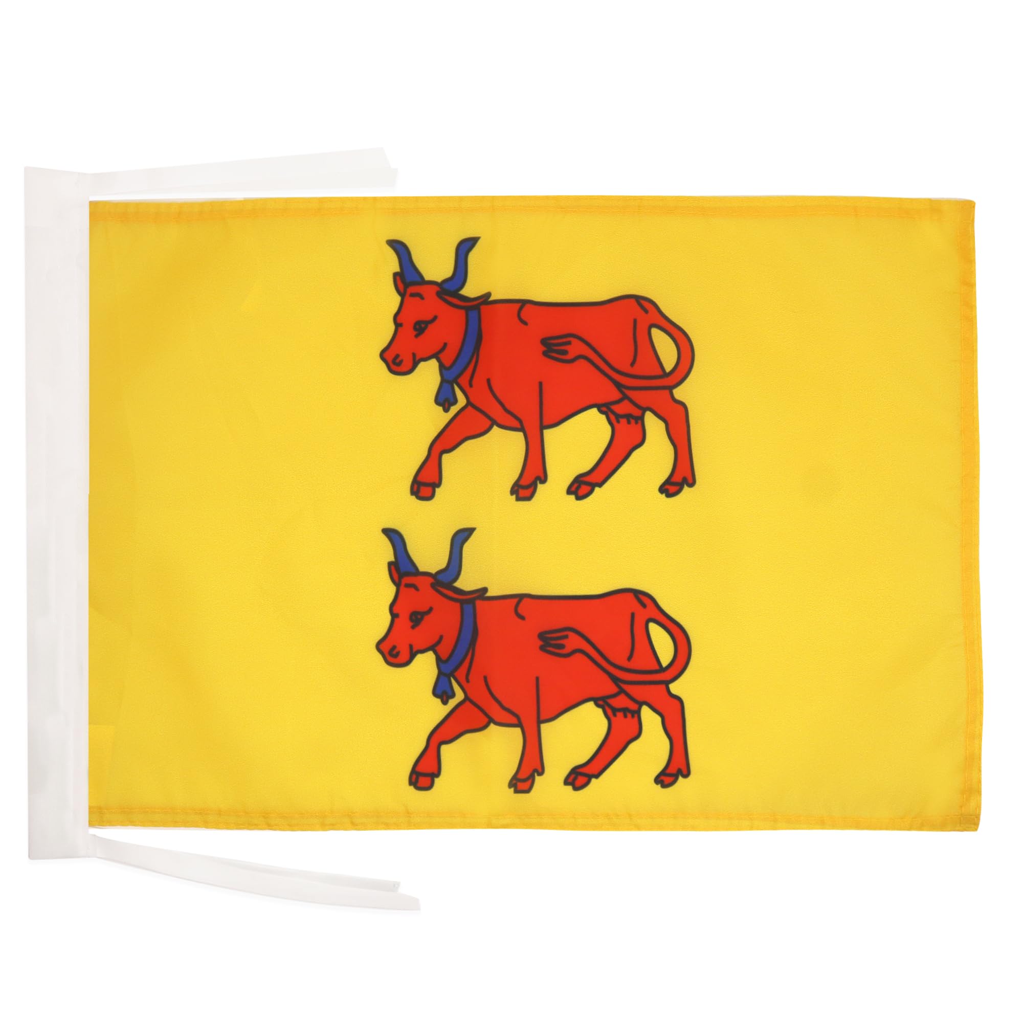 AZ FLAG - French Province of Bearn Flag - 18'' x 12'' - 100% Polyester France province Small Banner with Two Cords - Fade Resistant - Vivid Colors - 18x12 in - 45x30 Cm
