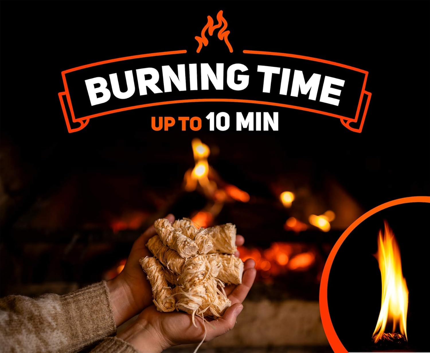Tumbleweeds fire Starter 60pc XXL Size - Сharcoal fire Starters - Better Than Lighter Cubes and Firestarter Squares for Indoor Fireplace, Camping, Grill : Garden & Outdoor