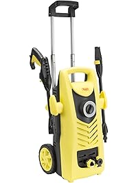 Realm By02-Vbw-Wt 2000 PSI Electric Pressure Washer, 1.6 GPM, 13 Amp with Spray Gun, Adj.Nozzle, Wand, 19ft Hose&High Pressure Foam Cannon