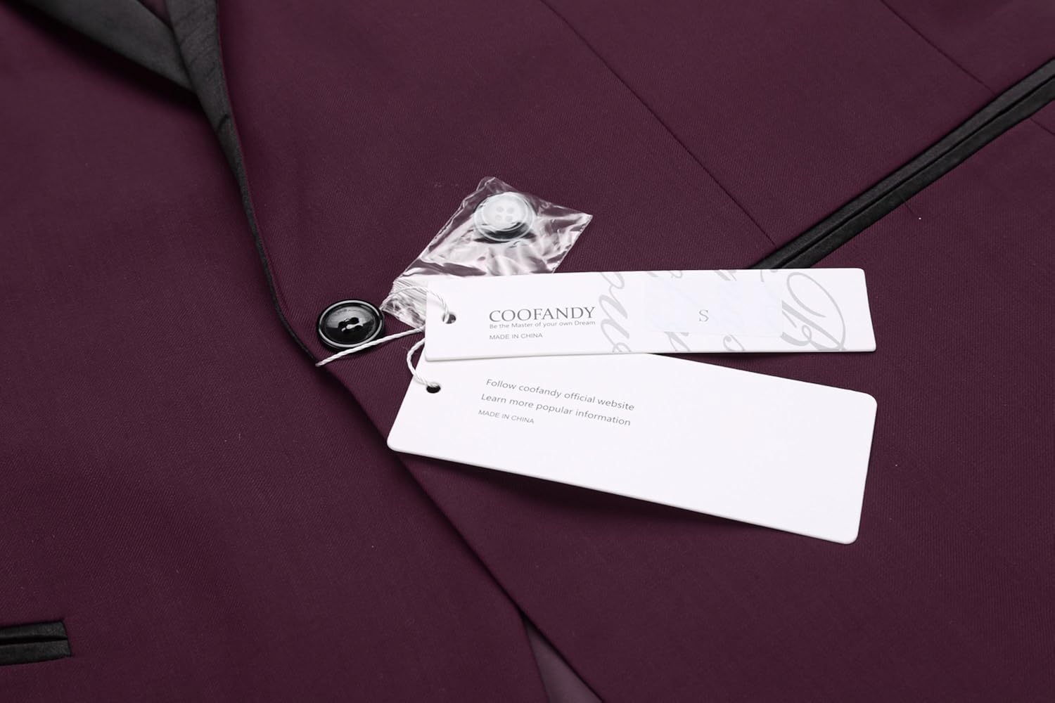 COOFANDY Men's Tuxedo Jacket Wedding Blazer One Button Dress Suit for Dinner, Prom, Party at  Men’s Clothing store