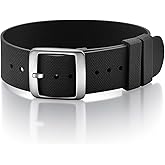 ULLCHRO Watch Strap FKM Rubber Watch Strap 20mm Waterproof Silicone Replacement Band 22mm, Soft Rubber for Man Watch Band