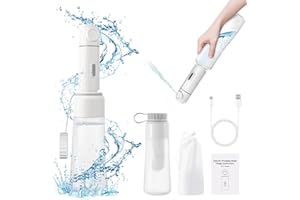 CNSNDQEDKE Portable Electric Travel Bidet, 350ML Electric Sprayer Bidet with Built-in Body for Easy Storage, Two Pressure Modes for Personal Hygiene Cleaning for Women and Men