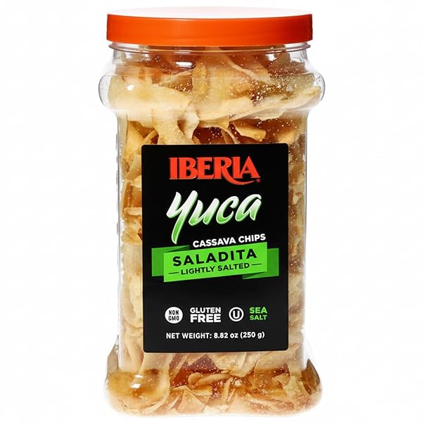 IBERIA YUCA/CASSAVA CHIPS, 8.8 OZ