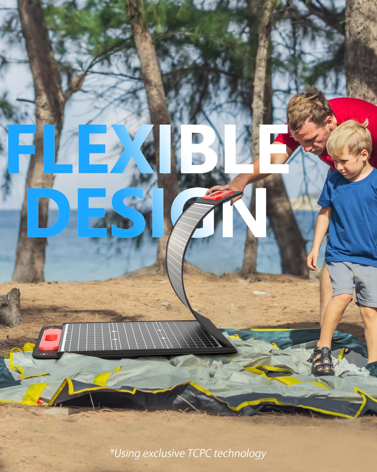 ELECAENTA 200W Portable Solar Panel for Power Station, 25% High Efficiency, Ultra Light with Kickstands, 20V/10A Foldable ETFE Solar Charger for Camping RV Trip Outdoor Home Backup Off Grid