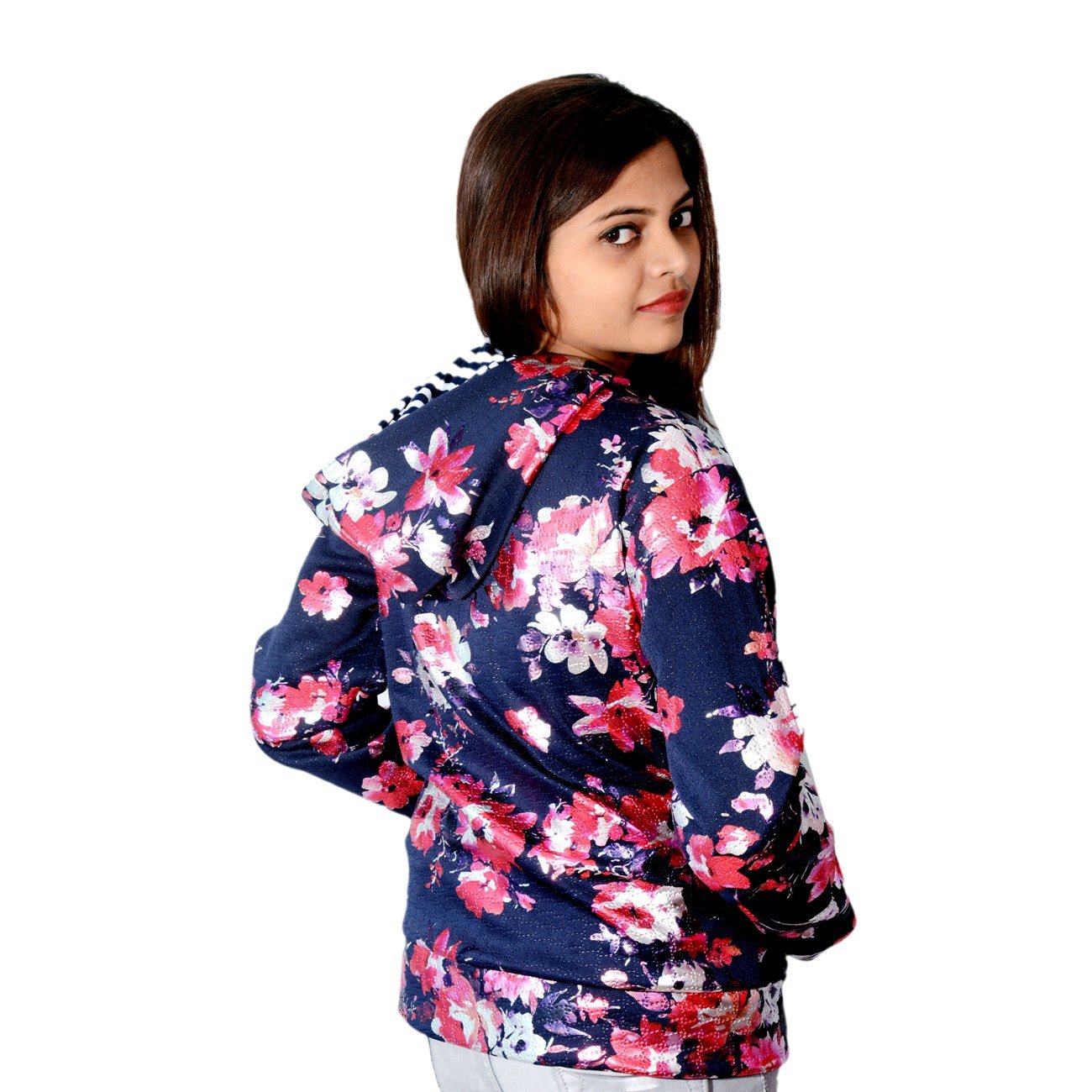 sleeveless solid women's black zip polyfill jacket with cap