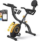 MERACH Multifunctional Foldable Exercise Bike 16 Resistance Levels 300lbs