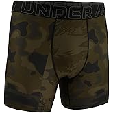Under Armour mens Performance Tech Mesh Print Singles, 6" Inseam Boxer Brief