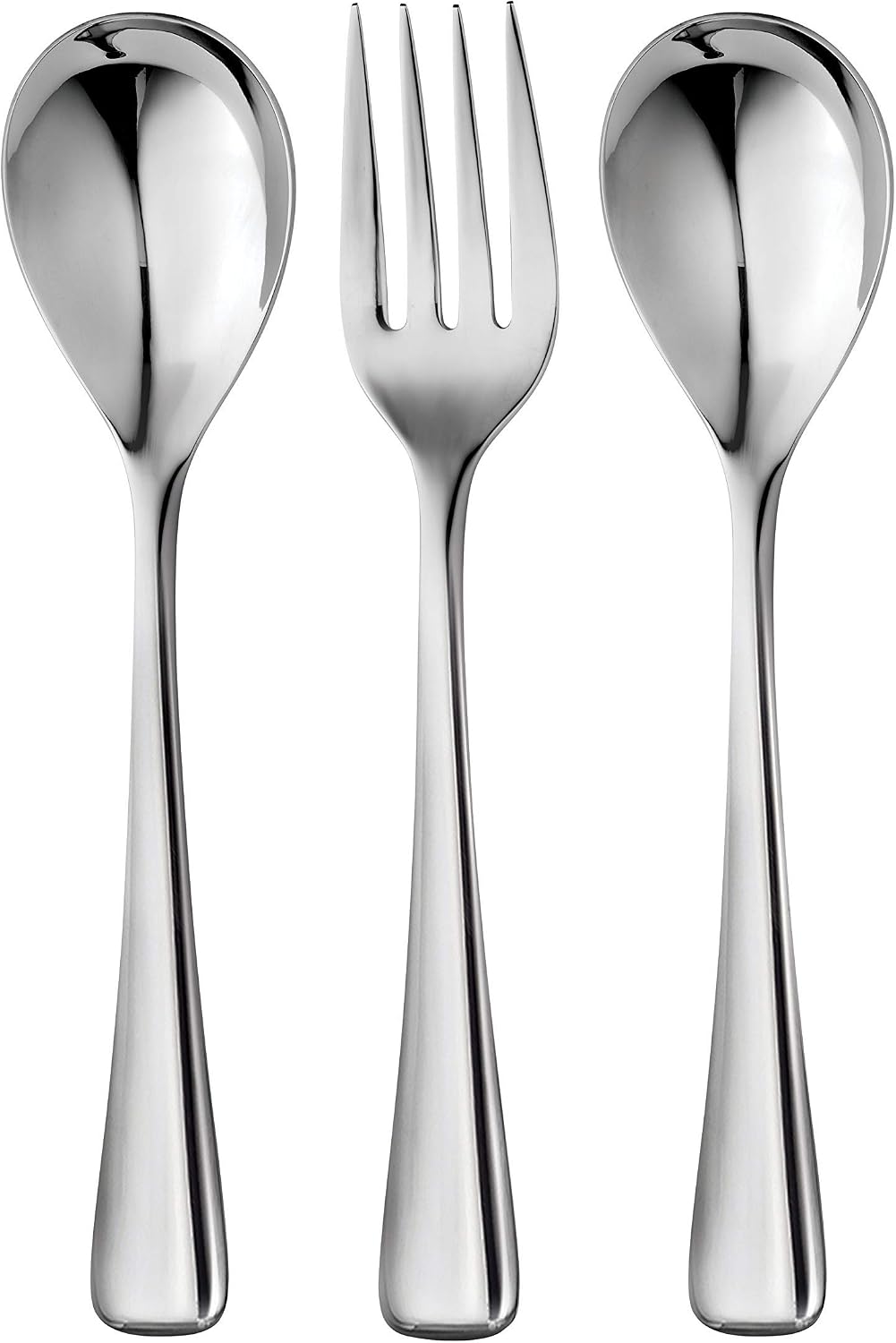 Robert Welch Malvern Bright Serving Set, 3 Piece, Silver