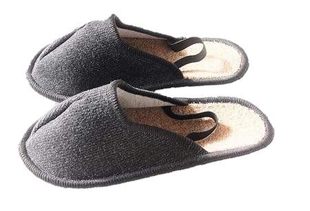 EXKLUSIV HEIMTEXTIL Museumspantoffen Handwerkerpantoffel Überschuhe mit Gummiband an der Ferse Kita Besucherschuh