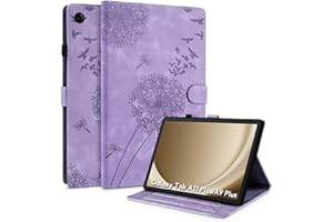 Auslbin Case for Samsung Galaxy Tab A11 Plus 2025 11"/A9 Plus 2023 11" Tablet Premium Leather Cover with Card Slot and Stand 