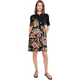 Johnny Was The Janie Favorite Polo Swing Dress- Orlaya Black