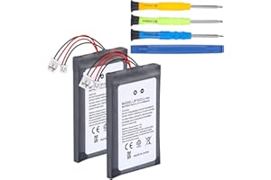 TAYUZH 2Pack 2000mAh PS4 PS4 Pro Controller Battery Li-ion Battery Replacement for Sony PlayStation 4 CUH-ZCT2 CUH-ZCT2E CUH-ZCT1E CUH-ZCT1U with Repair Tool Kits