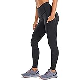CRZ YOGA Naked Feeling Workout Leggings Pockets 25'' - High Waisted Womens Yoga Pants Running Tights