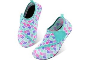 L-RUN Toddler Water Shoes Barefoot Aqua Socks Kids Swim Shoes for Beach Pool Surfing Yoga