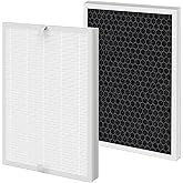 Prestivair 2 Pack A7 & E-400 Replacement Filter,Compatible with AromaRoom E-400 and VEWIOR ClearAir-A7 Air Cleaner Purifier, HEPA, Fine Pre-Filter, Activated Carbon