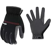 Wrangler Wrancher Men&rsquo;s Stretch Canvas Utility Work Gloves