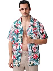 Hawaiian Shirts for Men Casual Beach Summer Shirt