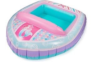 Swimways Disney Princess Ariel Inflatable Water Boat Vehicle for Kids Ages 3+