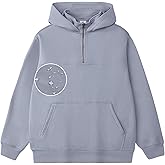 FAIABLE Mens Quarter Zip Hoodie with Hidden Pocket Waterproof Zip Up Hoodies Heavyweight Mock Neck Zipper Sweatshirts
