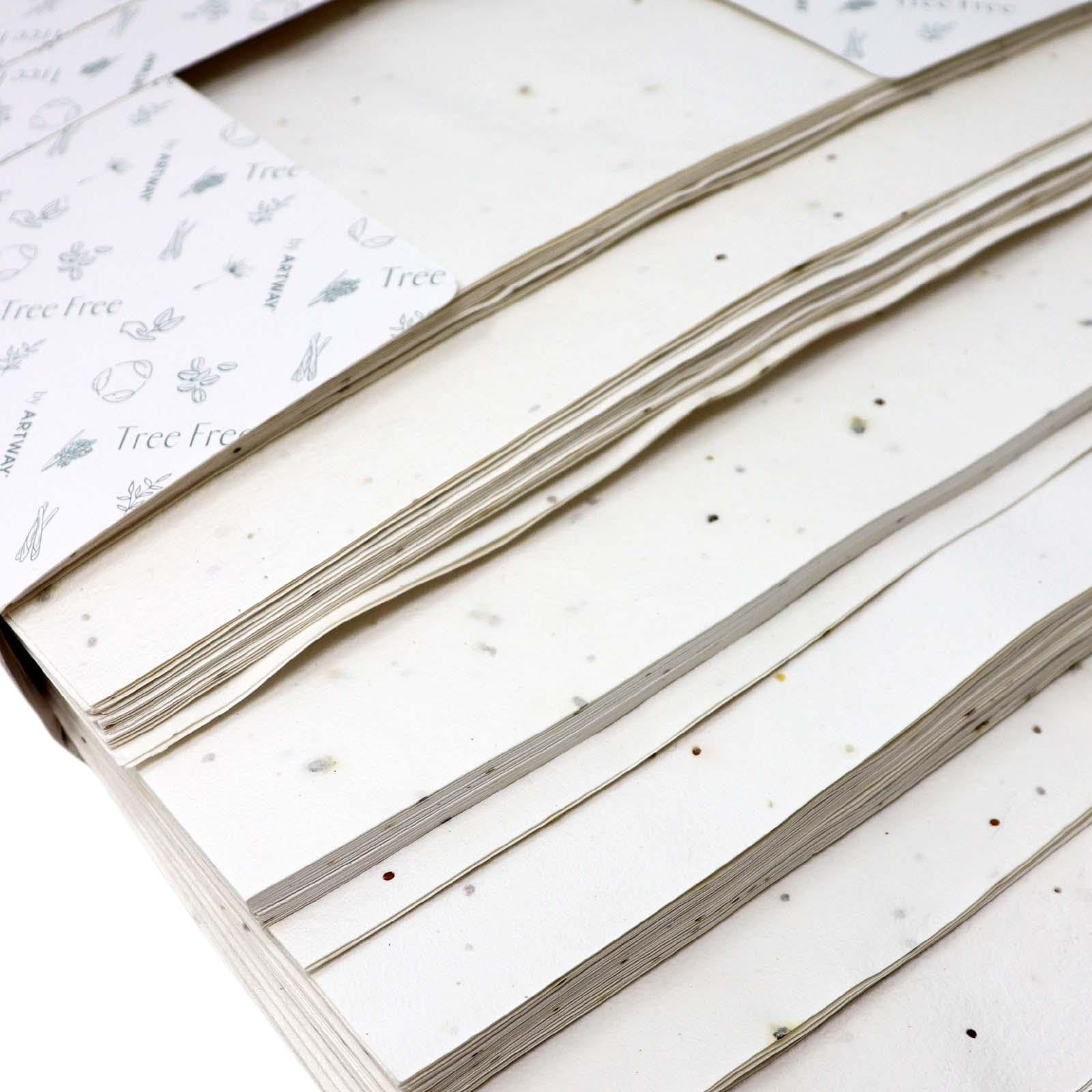 Artway Tree Free - Wild Flower Seed Paper - Printmaking, Arts & Crafts Paper - 100 Sheets - A4-180gsm