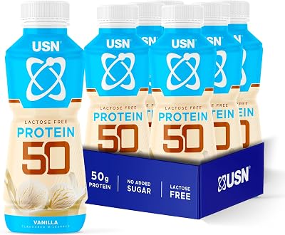 USN Trust 50 Ready to Drink Protein Shake Vanilla 50g 6x500ml Lactose Free