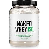 NAKED Whey Isolate Protein - Only 2 Ingredients, 30g Grass-Fed Protein, Zero Carb, Unflavored, Undenatured, Non-GMO, No Soy, Gluten-Free, No Preservatives - 28 Servings