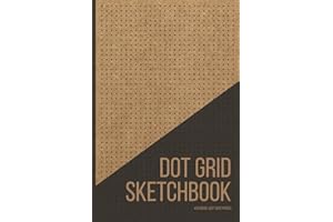 Dot Grid Sketch Book: Dotted Notebook Paper, Dot-Grid Journal, for Students, Artists and Teachers.