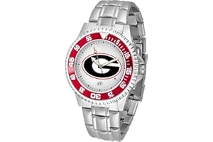 SunTime Men's Competitor 40mm Quartz Watch, 20mm Stainless Steel Strap, Gameday Dial