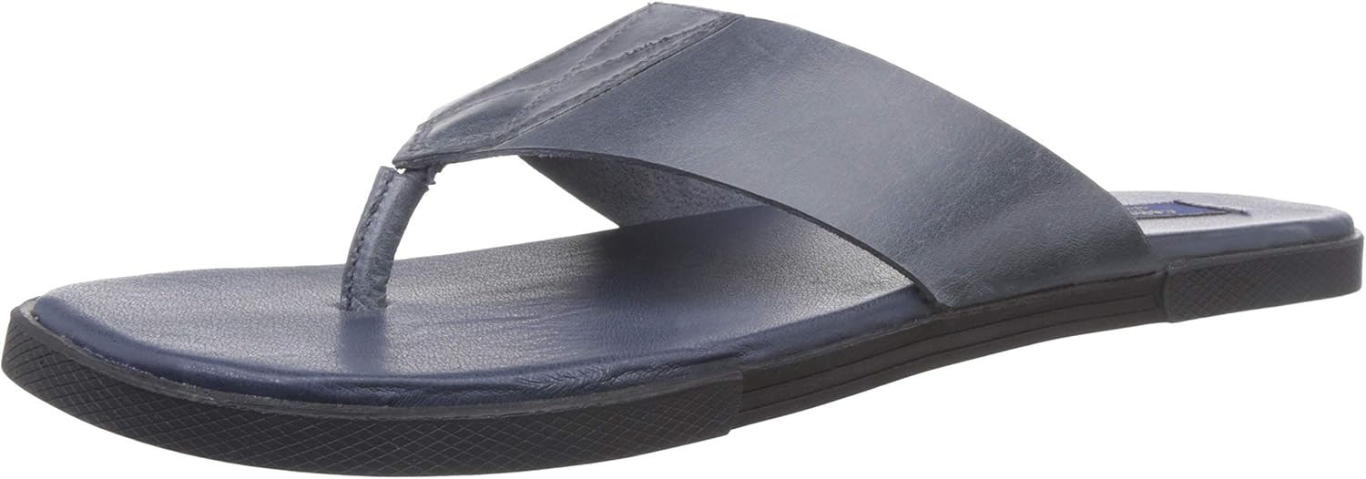 Amazon.com | Carlton London Men's Navy Leather Outdoor Sandals-8 UK (42 EU) (CLM-1773) | Sandals