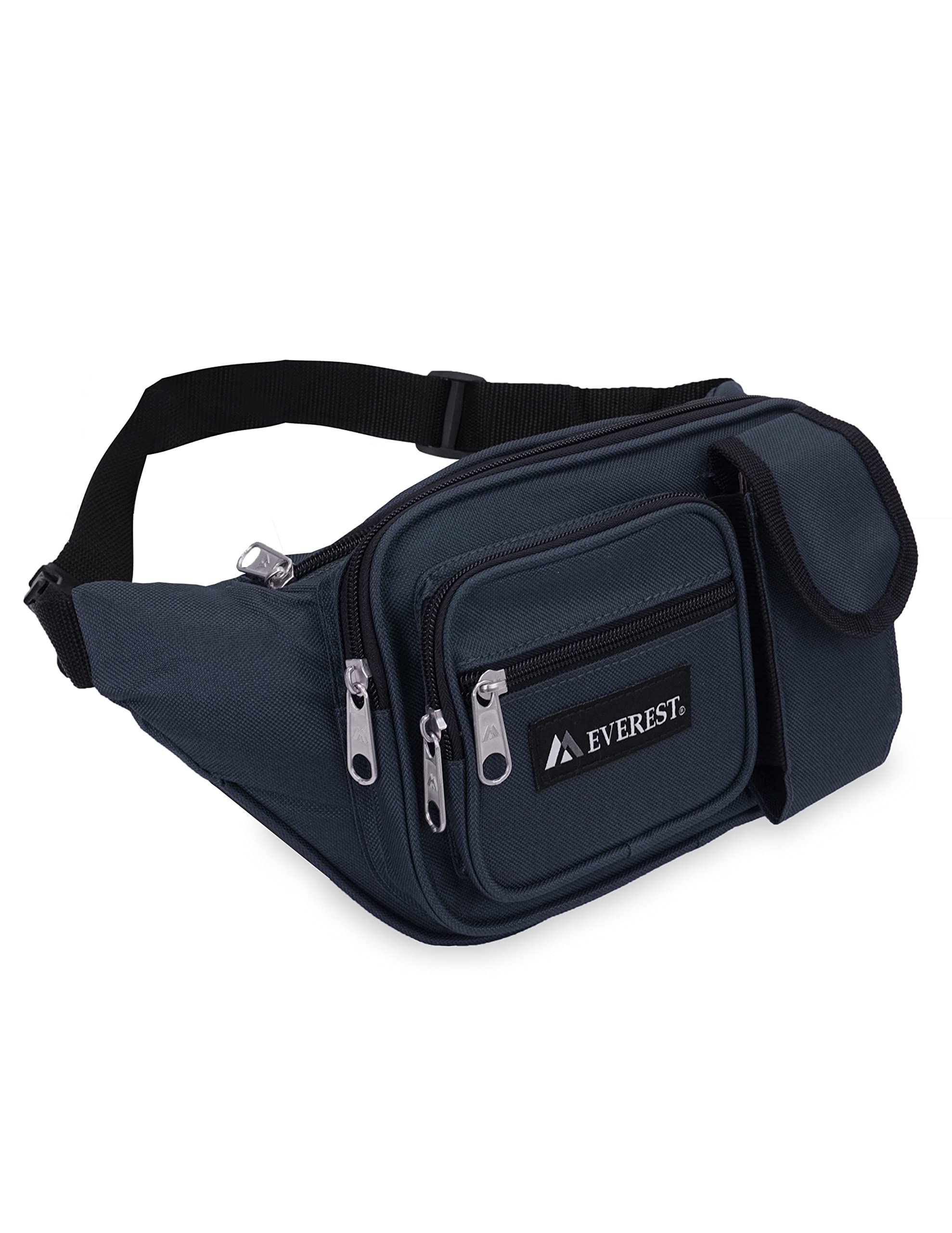 Everest Multiple Pocket Waist Pack, Navy, One Size