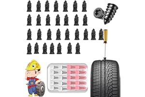 2026 New Tire Repair Rubber Nails Kit with 2 Sizes,Fast Self-Service Tire Repair Tools,Vacuum Tire Repair Kits Spiral Rubber 