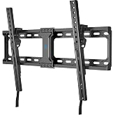 USX STAR Tilting TV Wall Mount Bracket for 50 55 65 70 75 85 86 Inch TVs | UL Listed, Fit 37-86" TV, Hold 132lbs, Tilt -9&deg;, Low Profile TV Mount with Quick Release Lock, VESA 600x400mm, Fit 24" Stud