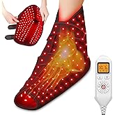 CAMECO Infrared Red Light Therapy Shoe for Ankle and Foot, 1 Pack LED Near Infrared Therapy Boot for Foot Neuropathy, 660nm & 850nm Light Therapy Wrap for Plantar Fasciitis and Achilles Tendonitis
